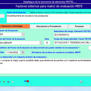 Contexto de la organización - Análisis PESTEL